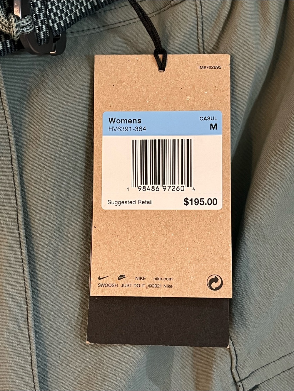 Nike ACG Smith Summit Zip Off Pants ‘Green’ (size wmns M) - Picture 4 of 12